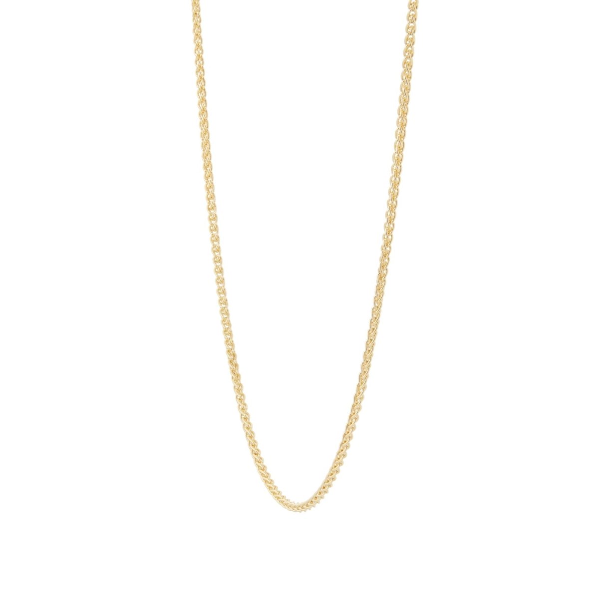 18ct Gold 1mm Spiga Chain - Samuel Perry