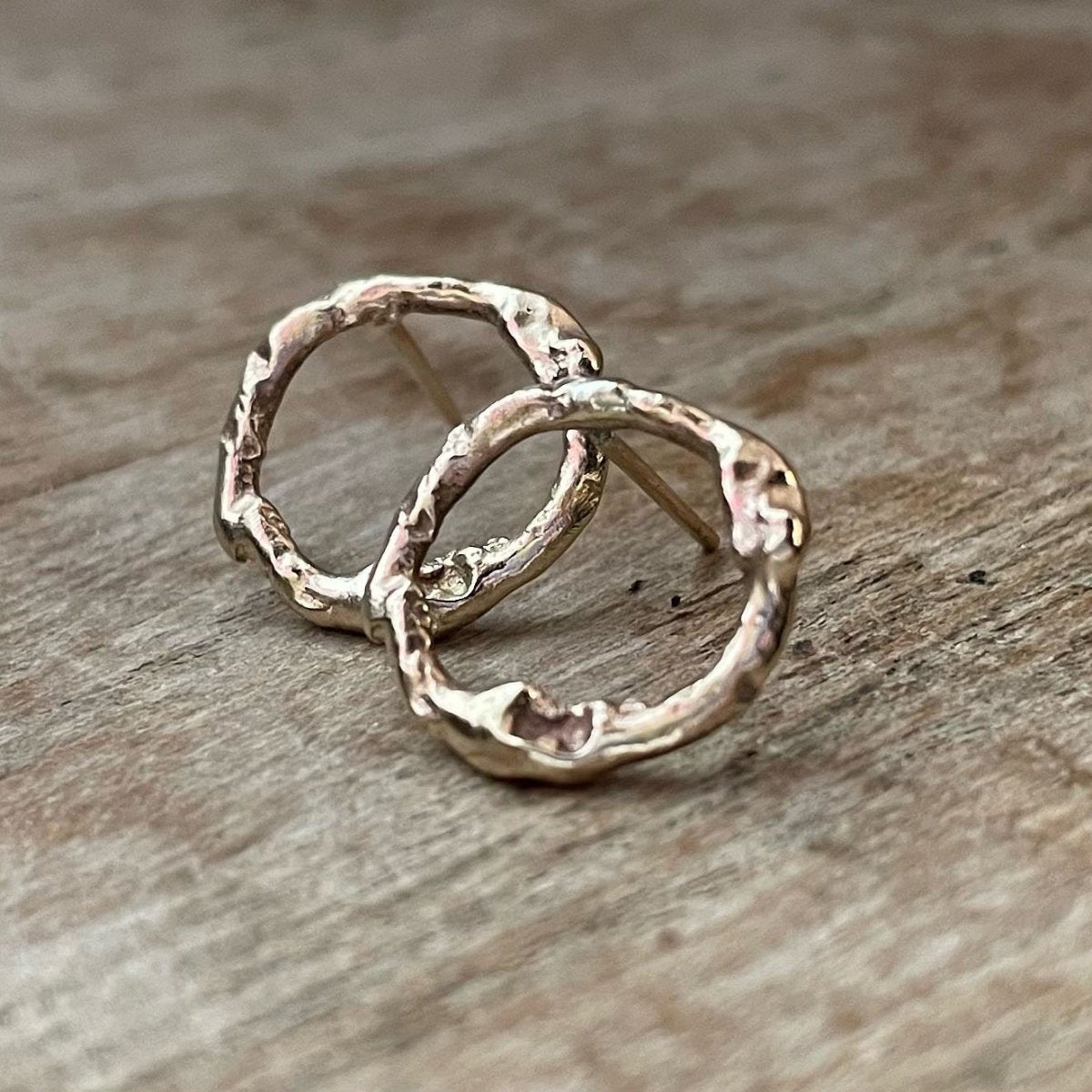 18ct Gold Halo Stud Earrings - Samuel Perry
