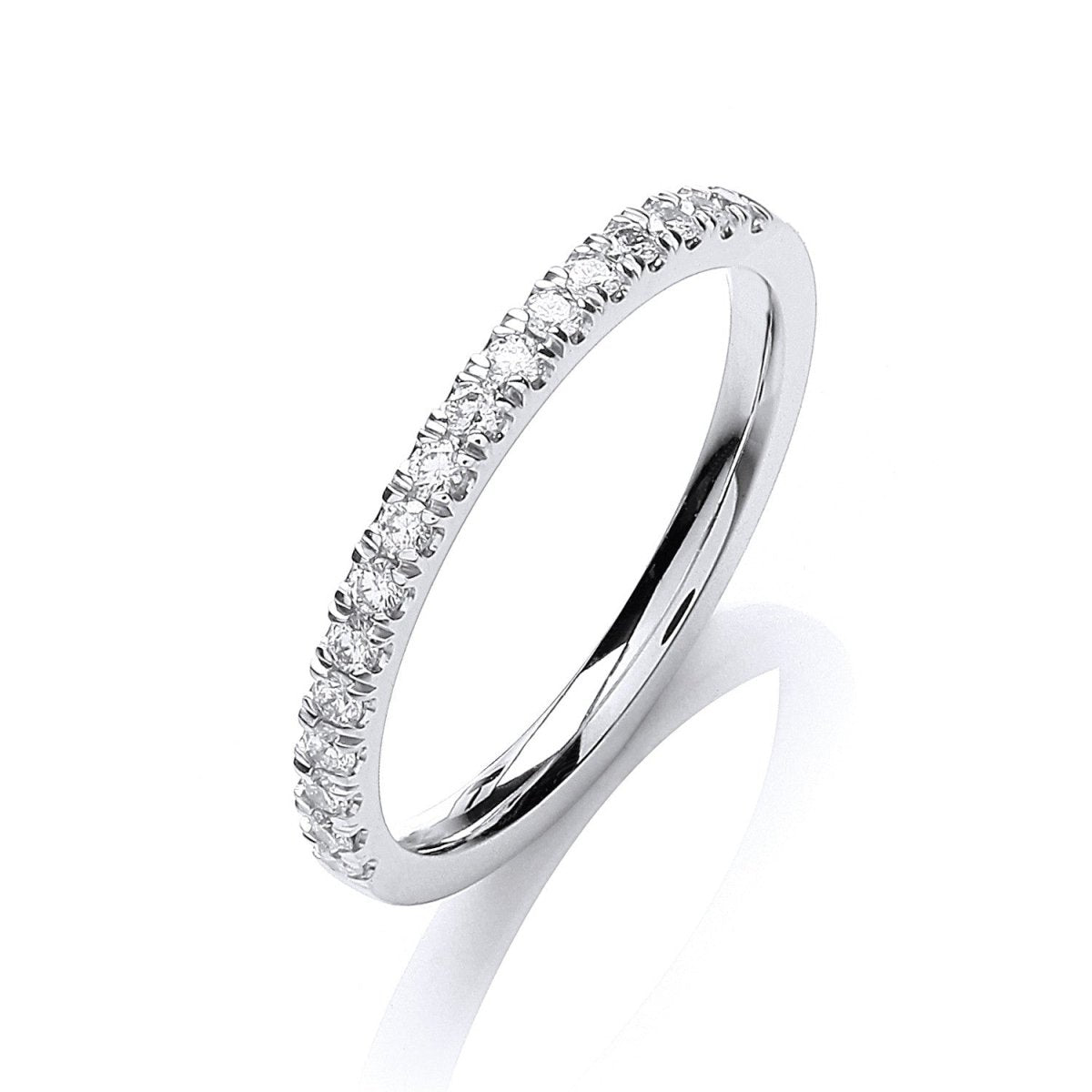 18ct White Gold 0.25ct Diamond Ring - Samuel Perry