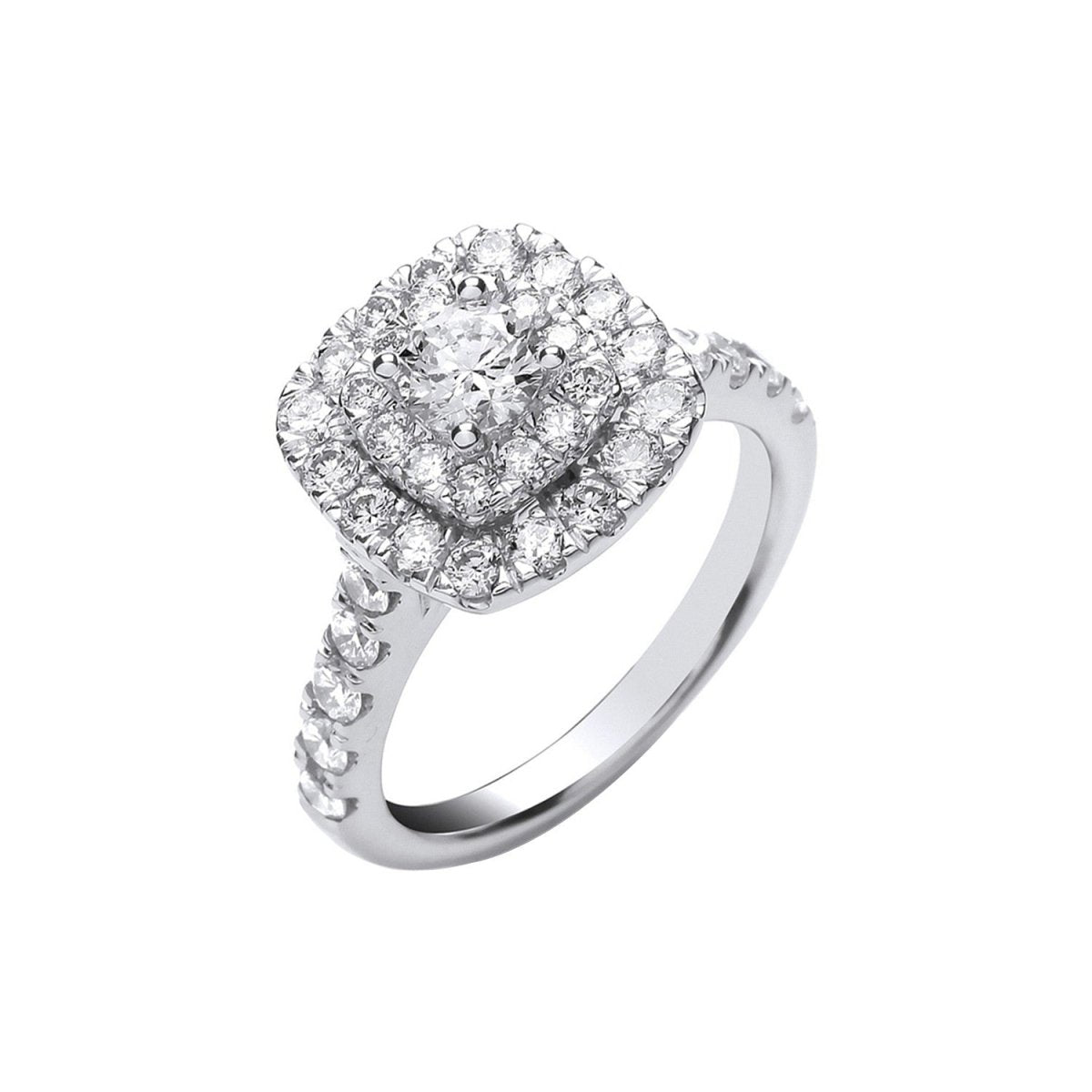 18ct White Gold 1.50ct Diamond Ring - Samuel Perry