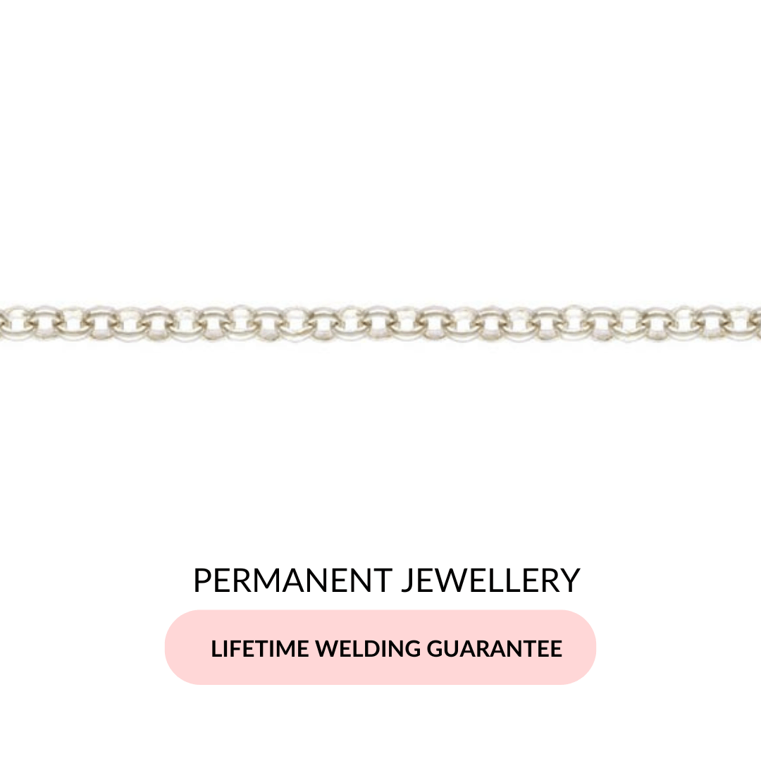 2mm Belcher Permanent Jewellery Bracelet in Sterling Silver - Samuel Perry