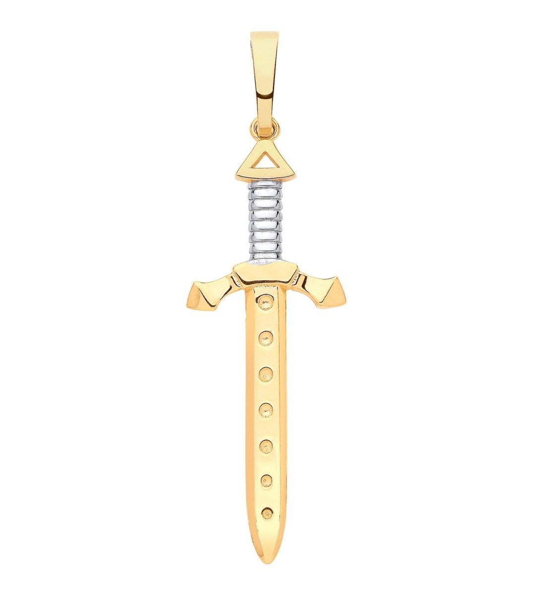 9ct Gold Highland Claymore Sword Pendant – Timeless Strength - Samuel Perry