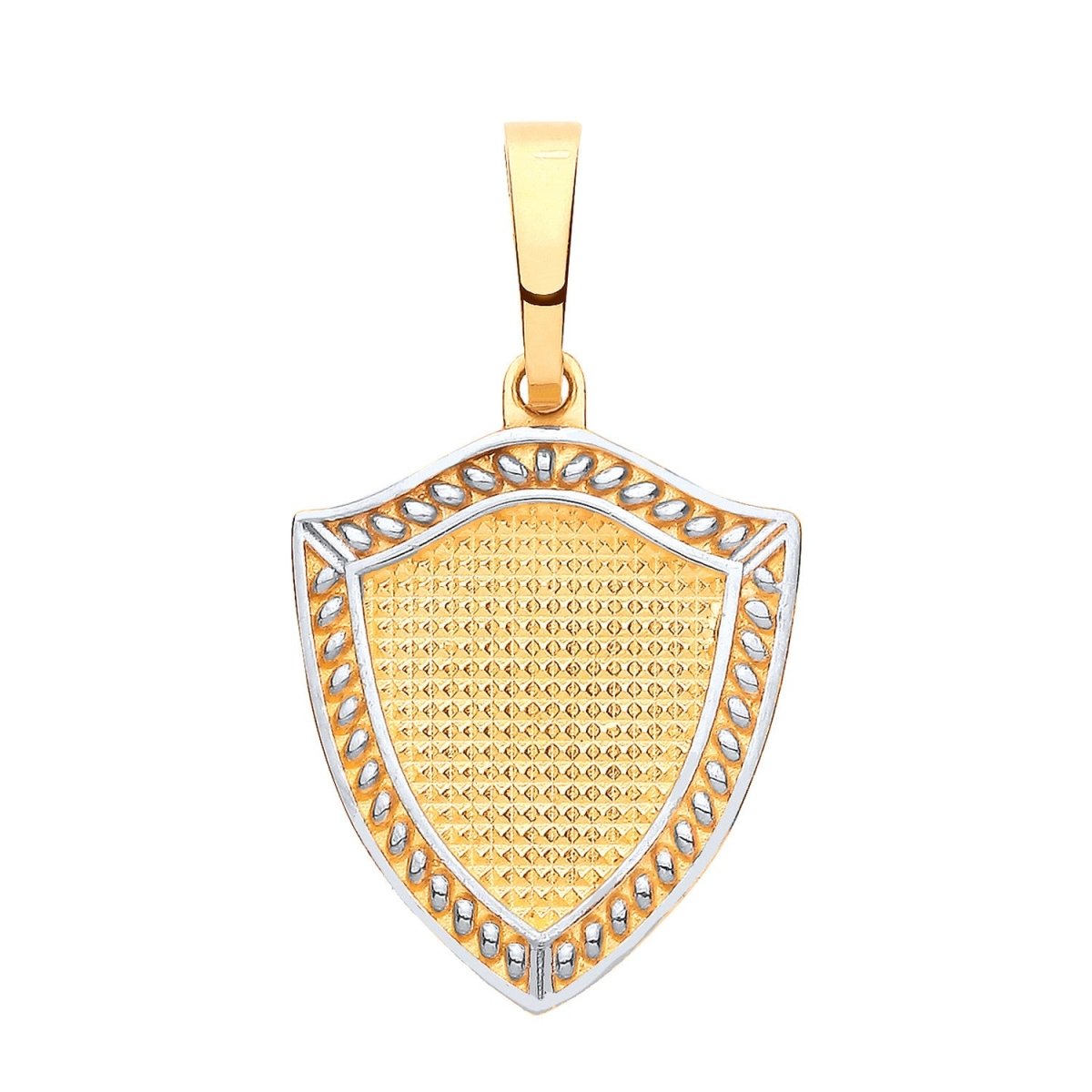 9ct Gold Medieval Shield Pendant - Samuel Perry