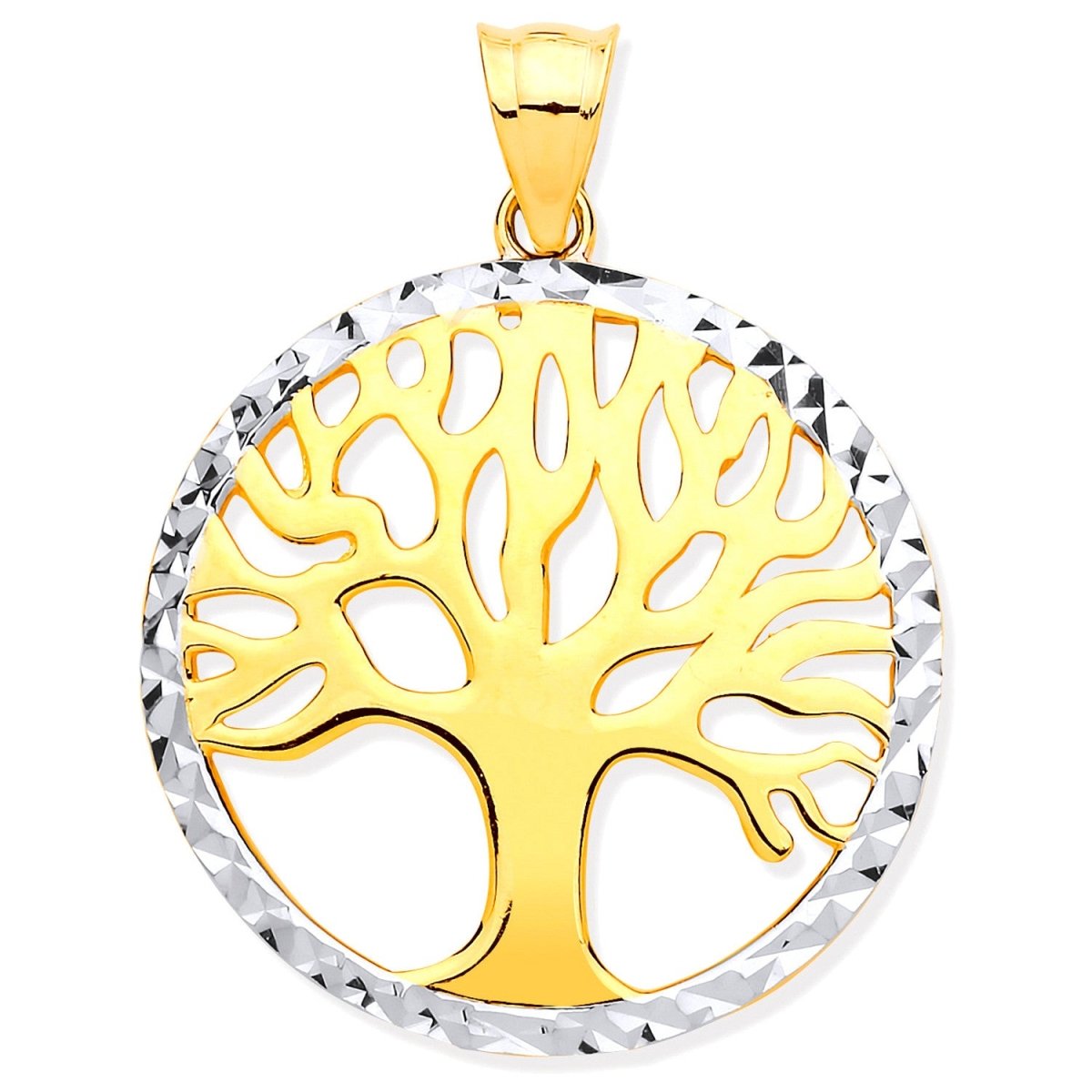 9ct Gold Tree of Life Pendant – Symbol of Growth & Strength - Samuel Perry