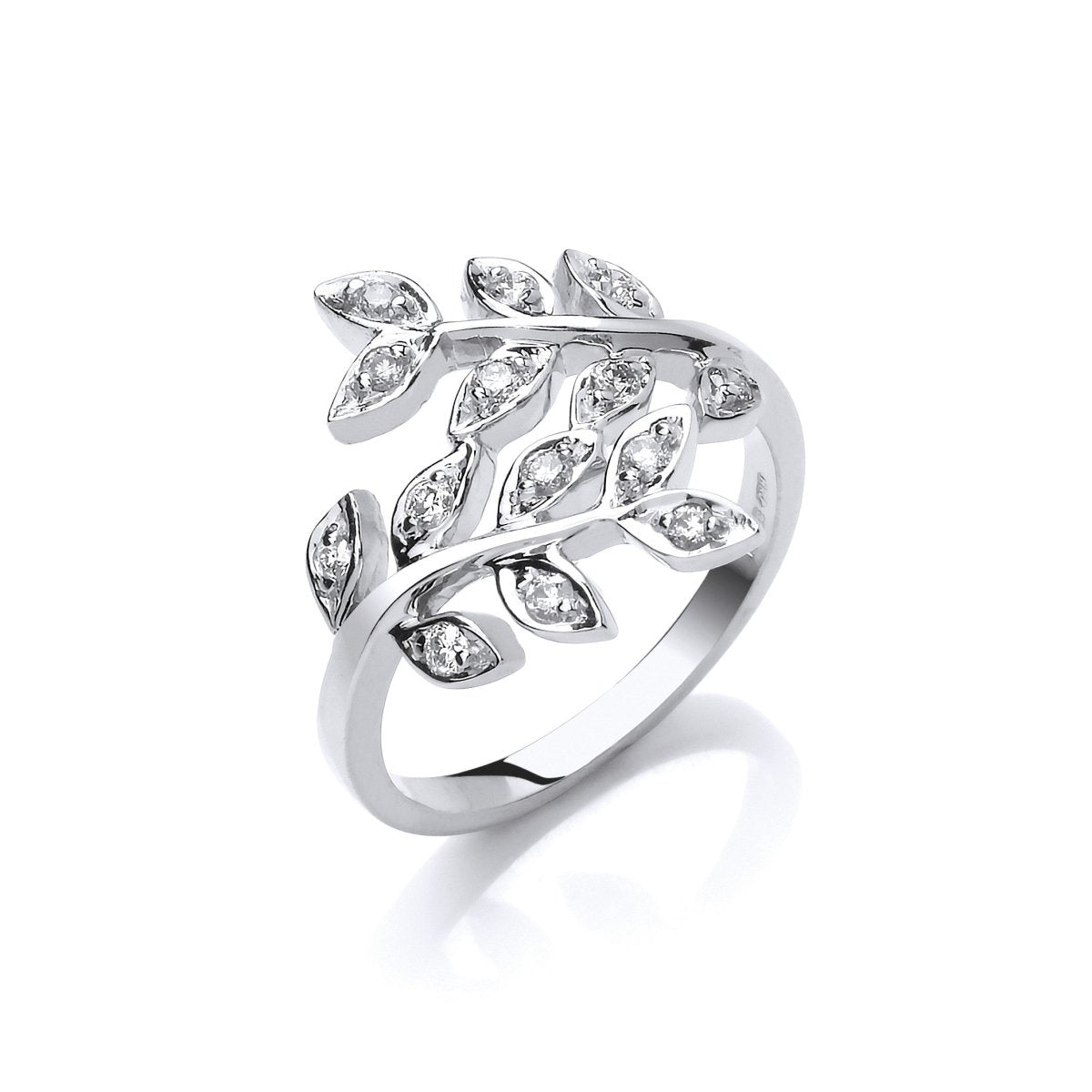 9ct White Gold 0.25ct Diamond Ring - Samuel Perry