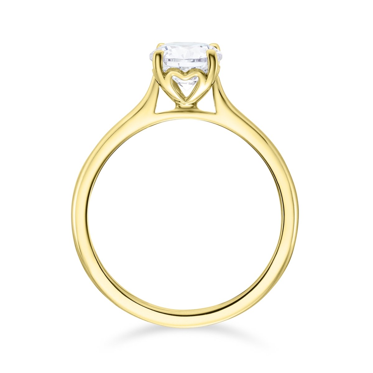 9ct Yellow Gold 0.50ct Lab Grown Diamond Engagement Ring - Samuel Perry