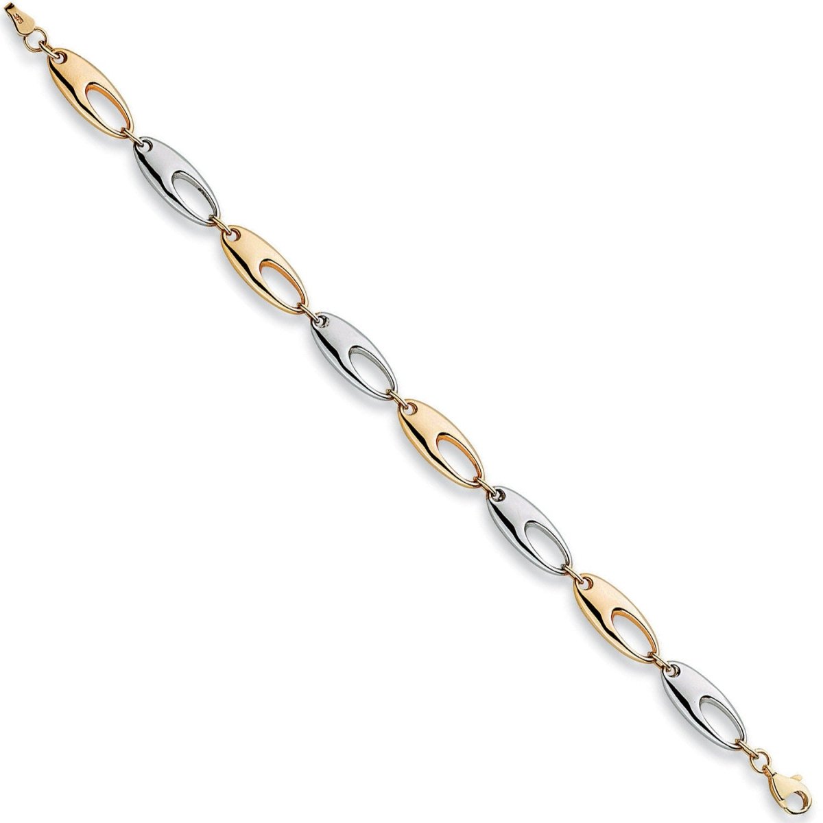 9ct Yellow Gold 8mm Fancy Bracelet - Samuel Perry