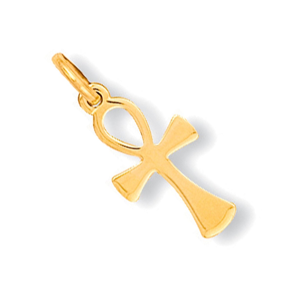 9ct Yellow Gold Anchor Cross – Key of Life Pendant - Samuel Perry