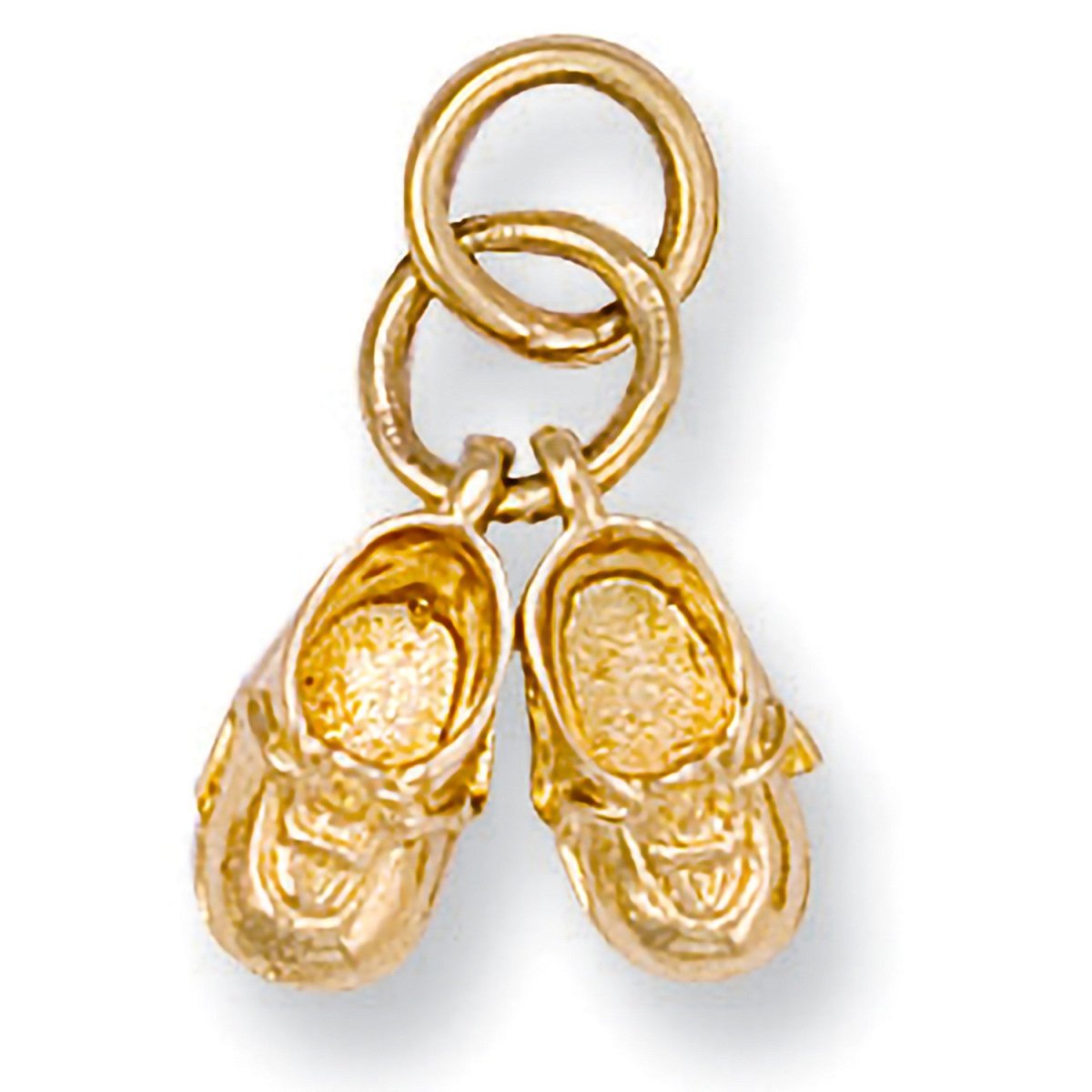 9ct Yellow Gold Baby Shoe Pendant – Cherished Elegance - Samuel Perry
