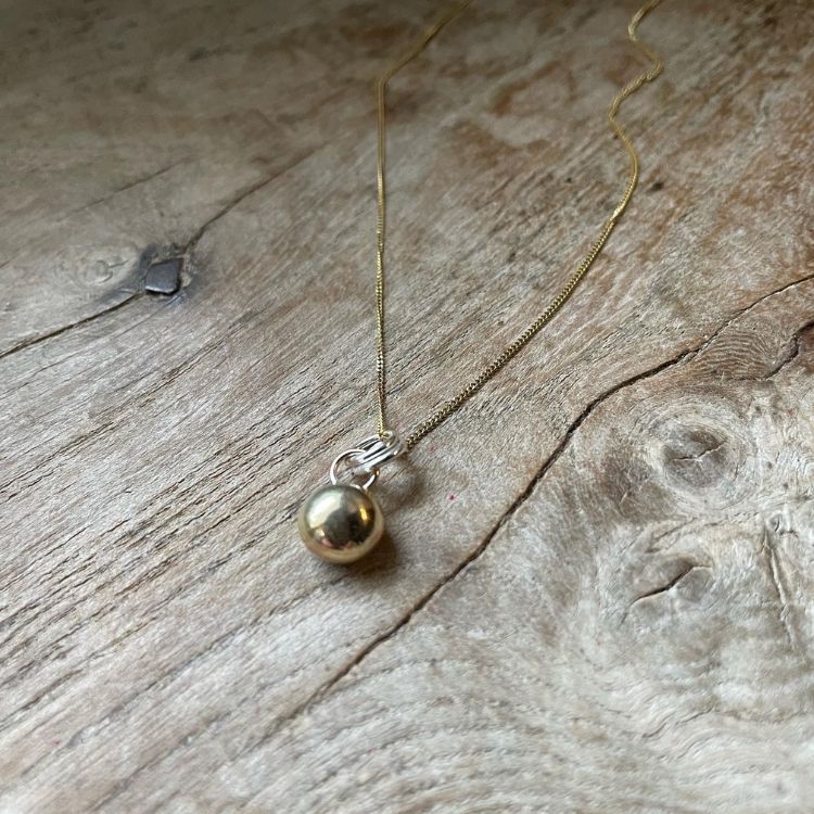 9ct Yellow Gold Bobble Necklace - Samuel Perry