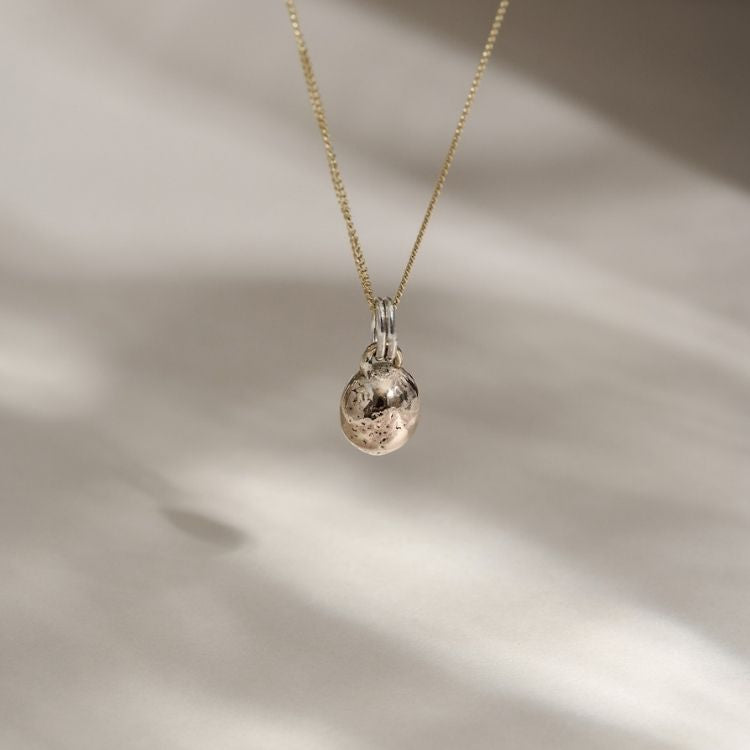 9ct Yellow Gold Bobble Necklace - Samuel Perry
