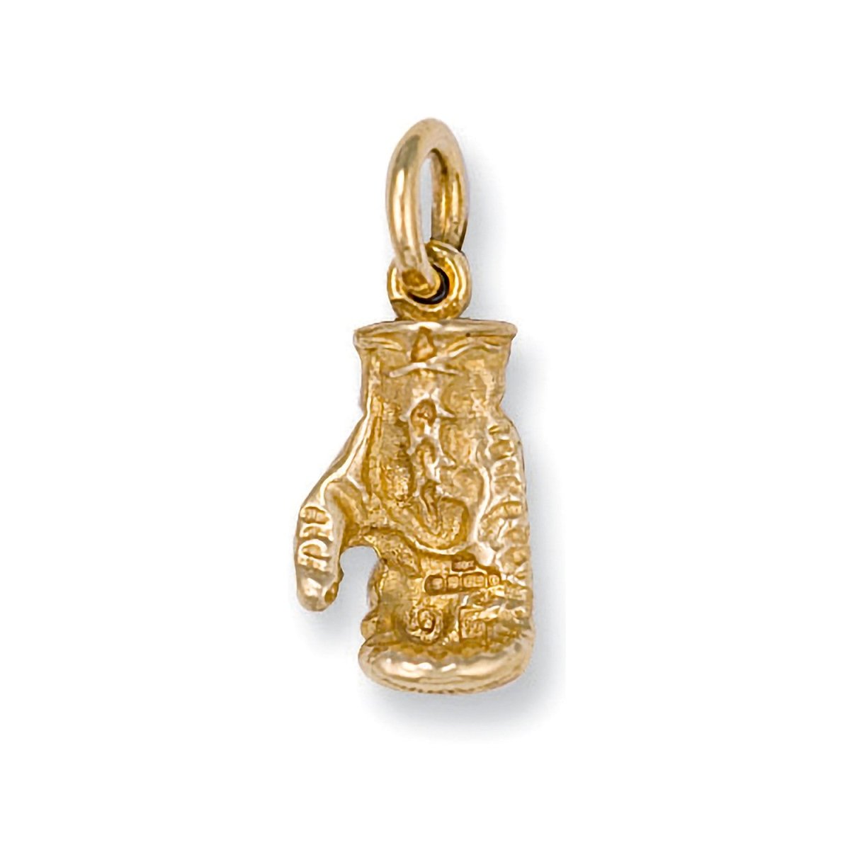 9ct Yellow Gold Boxing Glove Pendant – Sleek Design - Samuel Perry