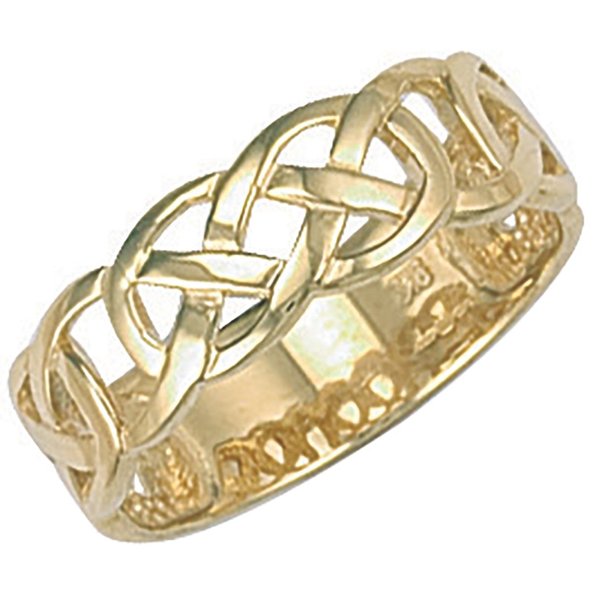 9ct Yellow Gold Celtic Ring – Classic and Timeless Design - Samuel Perry