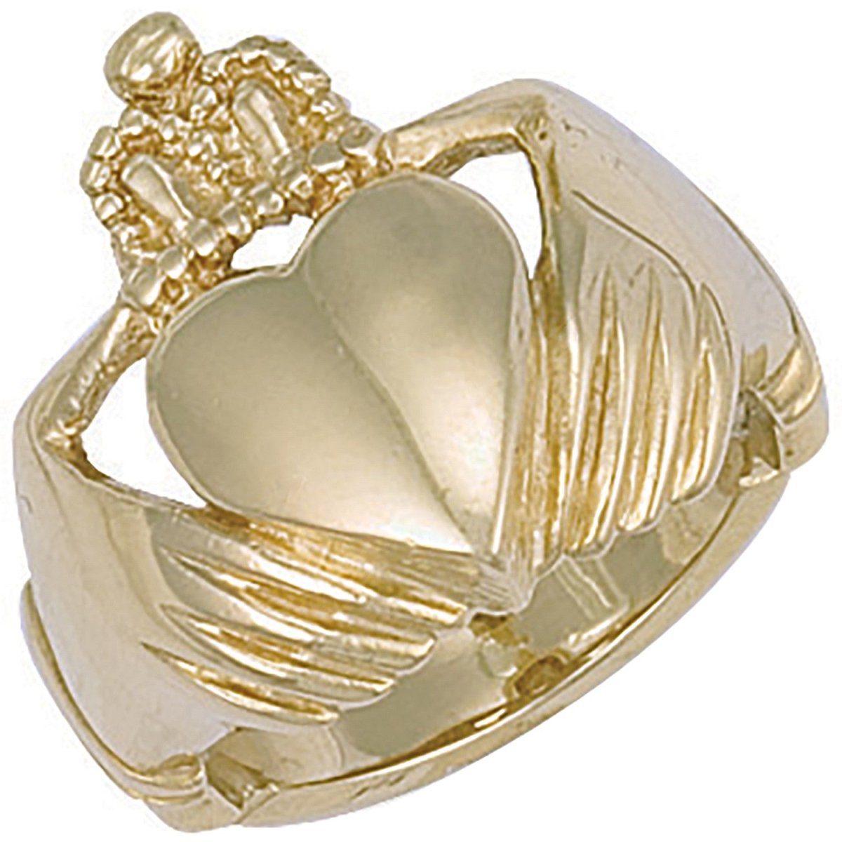 9ct Yellow Gold Claddagh Ring – A Timeless Symbol of Love - Samuel Perry