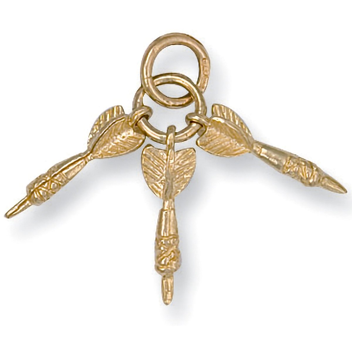 9ct Yellow Gold Dart Pendant – Precision & Elegance - Samuel Perry