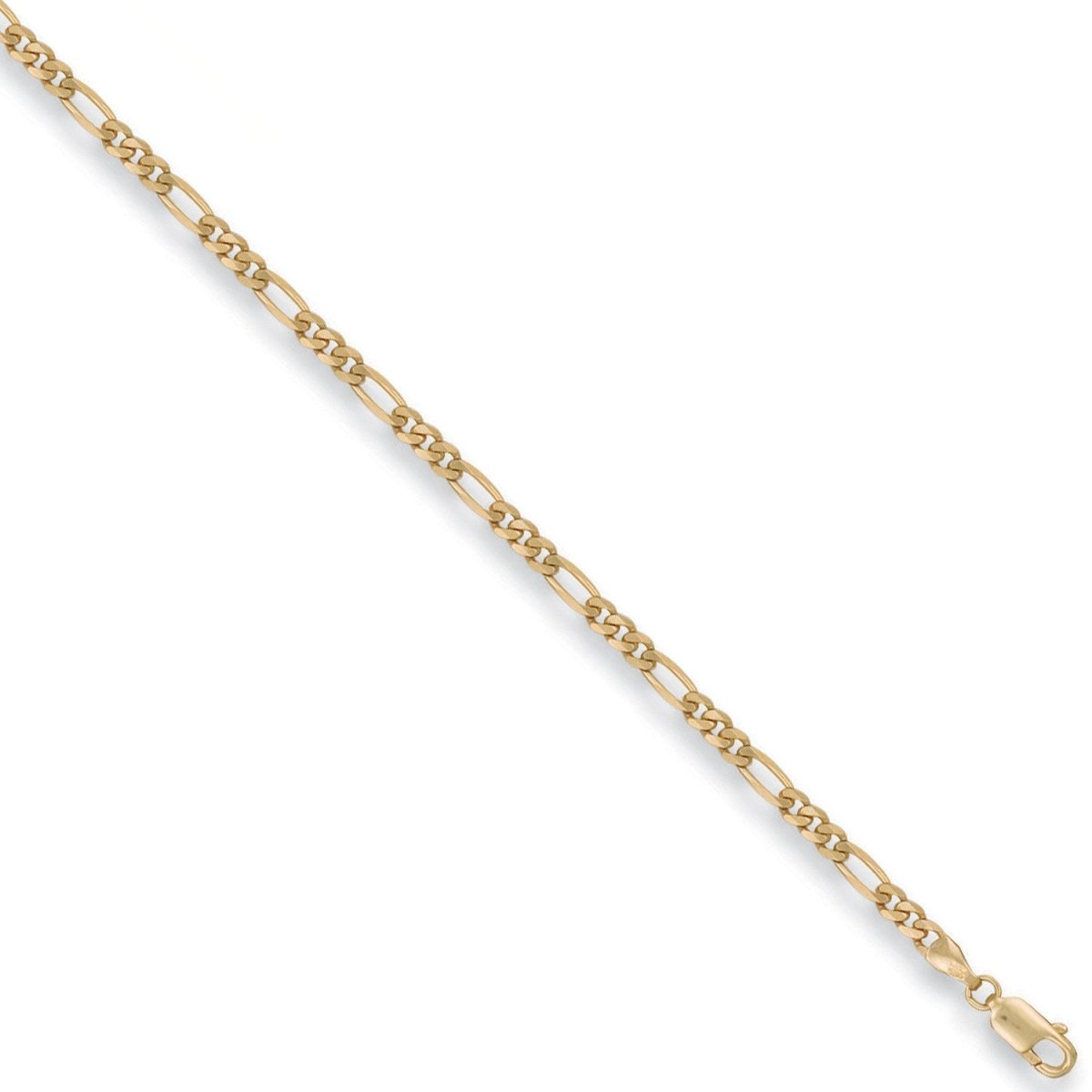9ct Yellow Gold Figaro Anklet – Classic and Refined - Samuel Perry