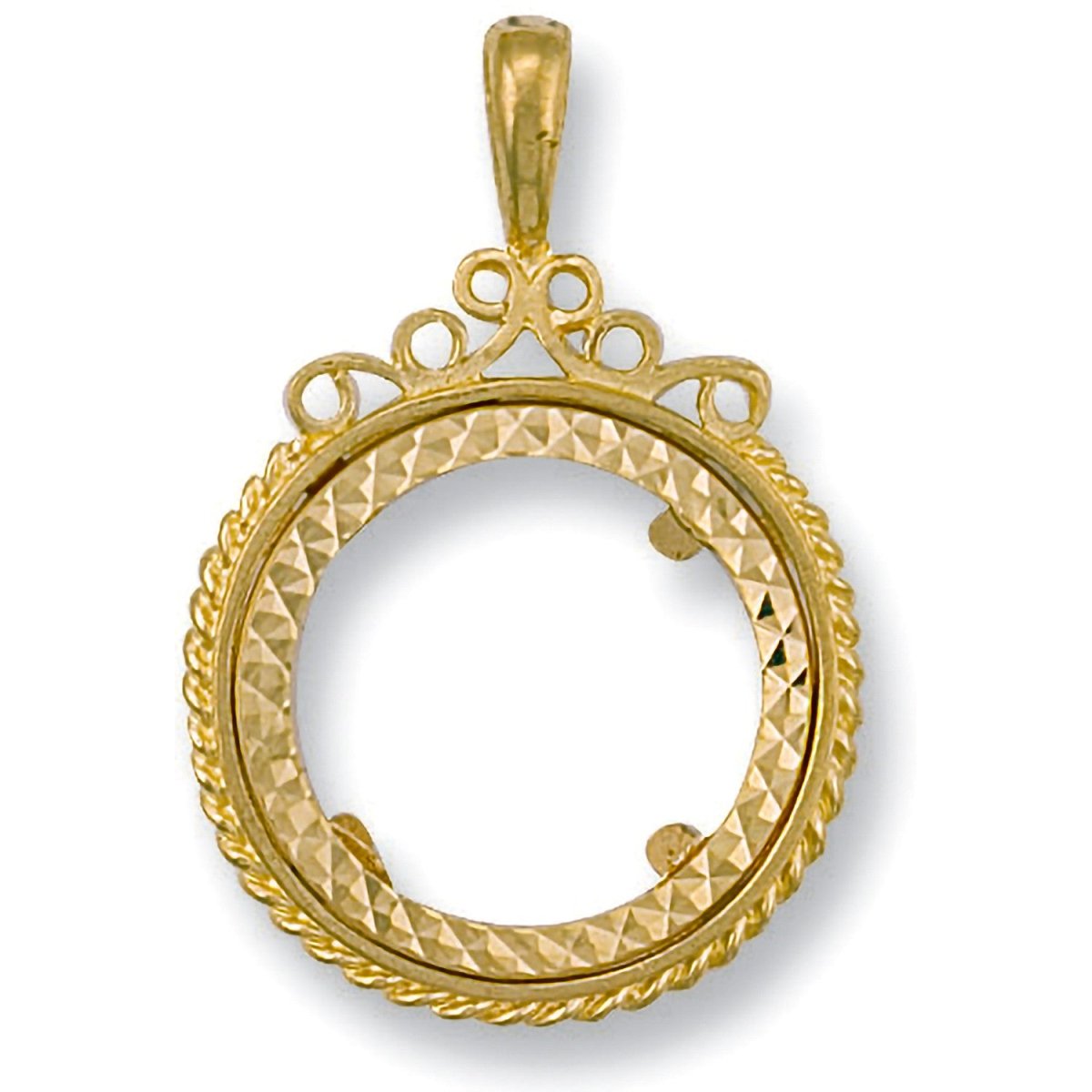9ct Yellow Gold Full Sovereign Pendant – Classic Elegance - Samuel Perry