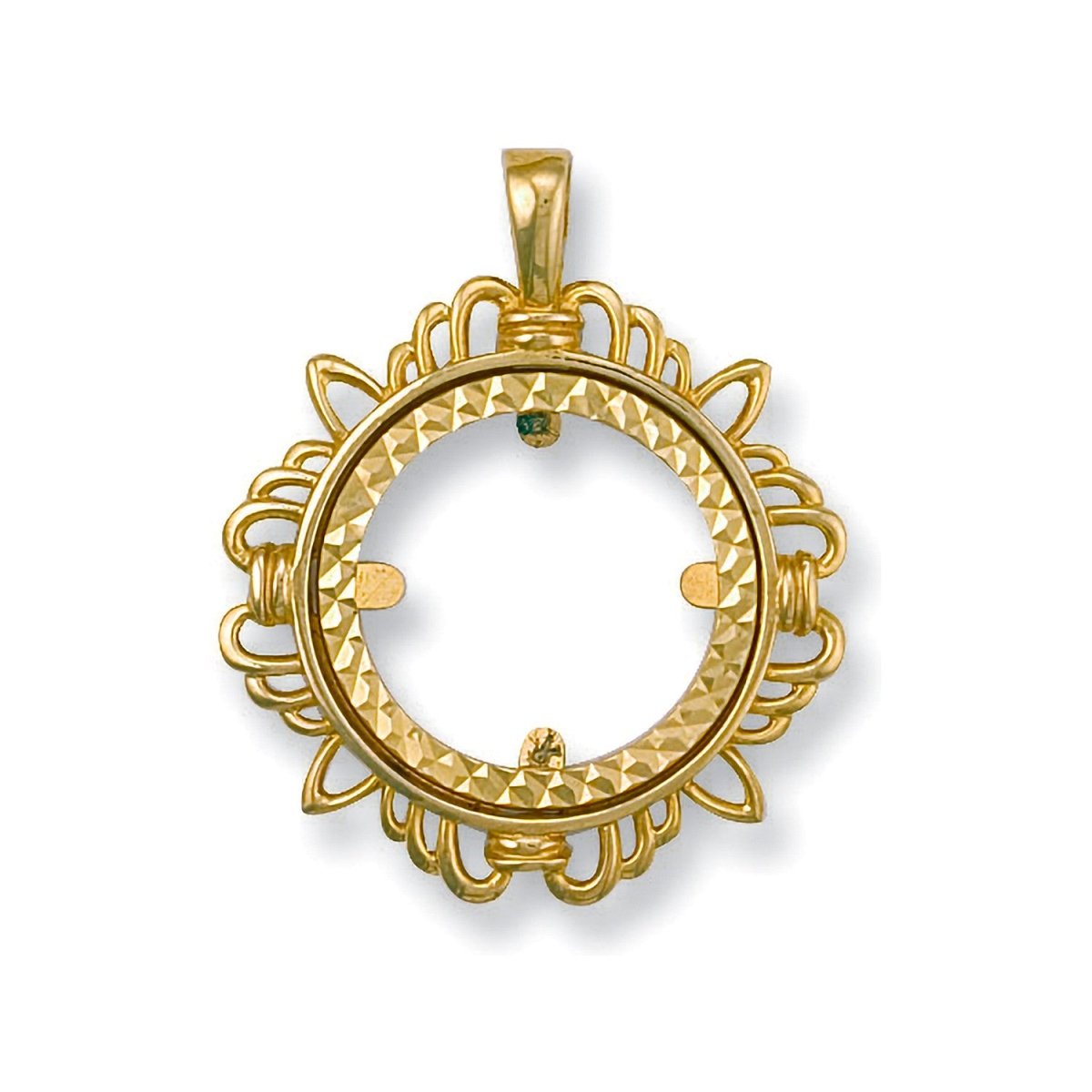 9ct Yellow Gold Half Sovereign Pendant – Classic Elegance - Samuel Perry