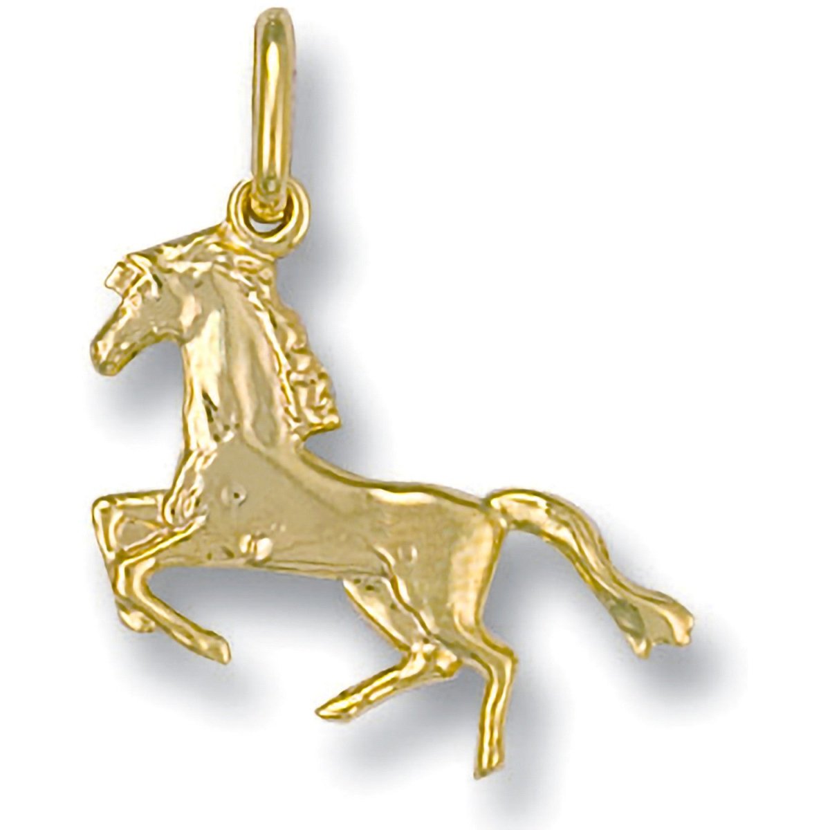 9ct Yellow Gold Horse Pendant – Graceful & Timeless - Samuel Perry