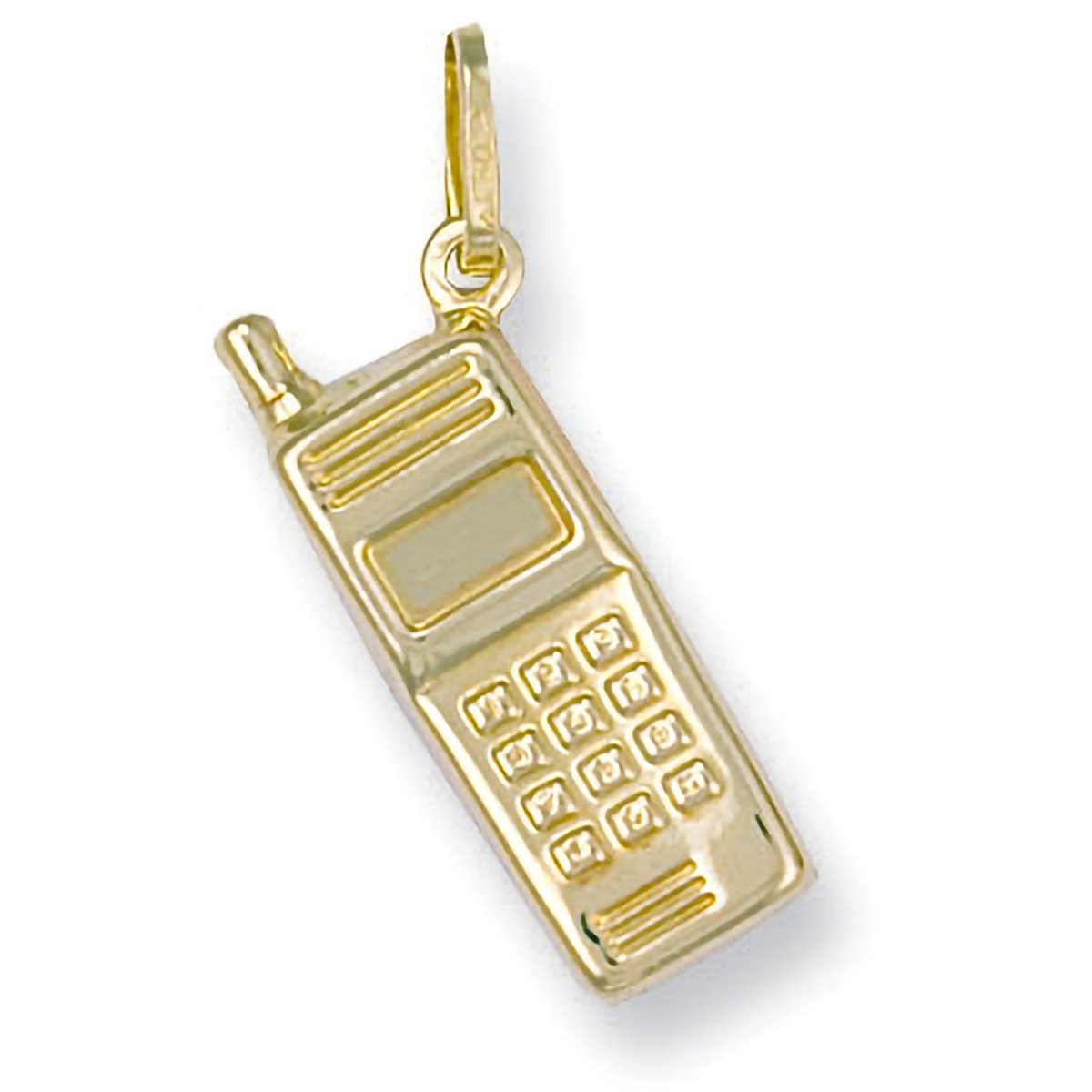 9ct Yellow Gold Mobile Phone Pendant – Stylish & Unique - Samuel Perry
