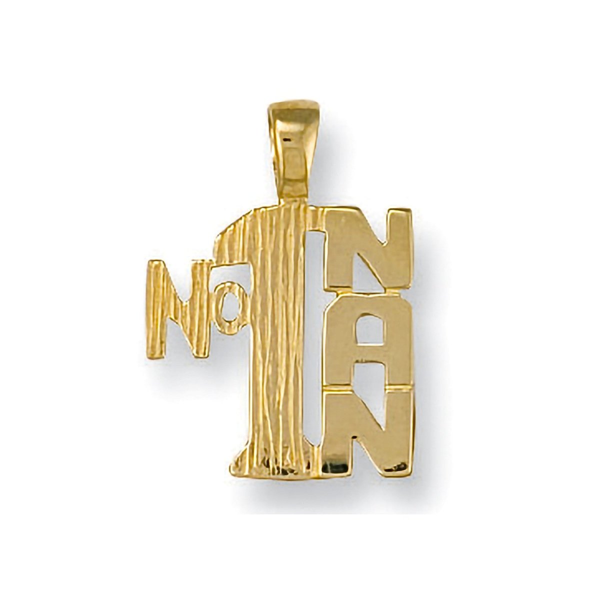 9ct Yellow Gold No.1 Nan Pendant – Thoughtful Gift for Nan - Samuel Perry