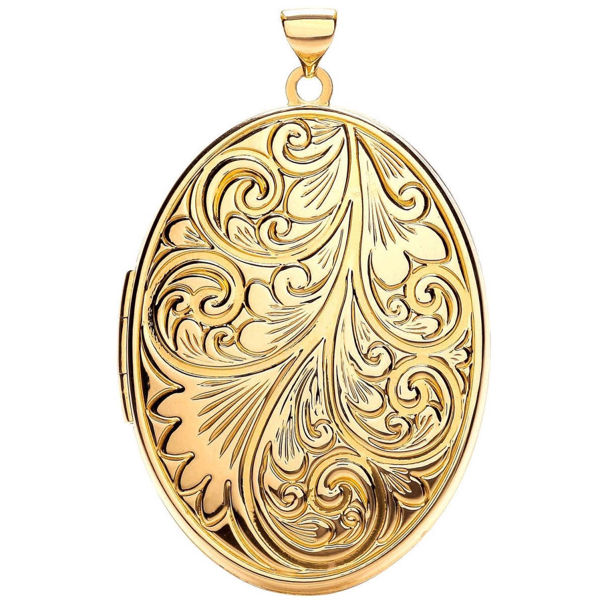 9ct Yellow Gold Oval Family Locket – Cherish Every Moment - Samuel Perry