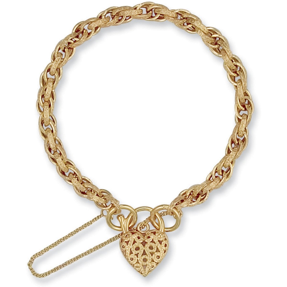 9ct Yellow Gold Prince of Wales Charm Bracelet - Elegant - Samuel Perry