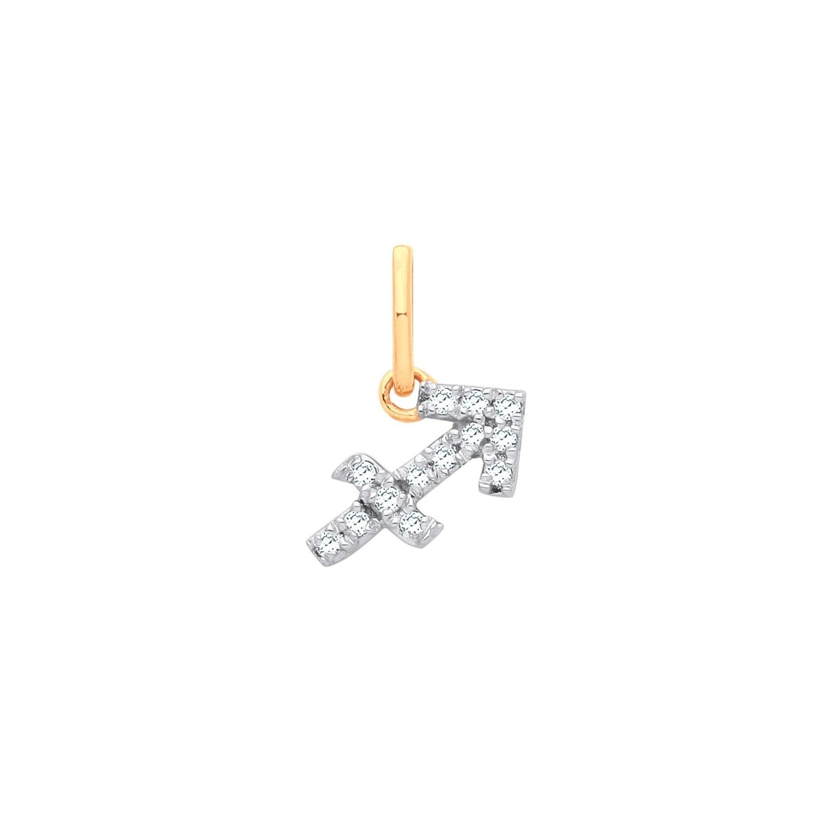 9ct Yellow Gold Sagittarius Zodiac Pendant - Samuel Perry