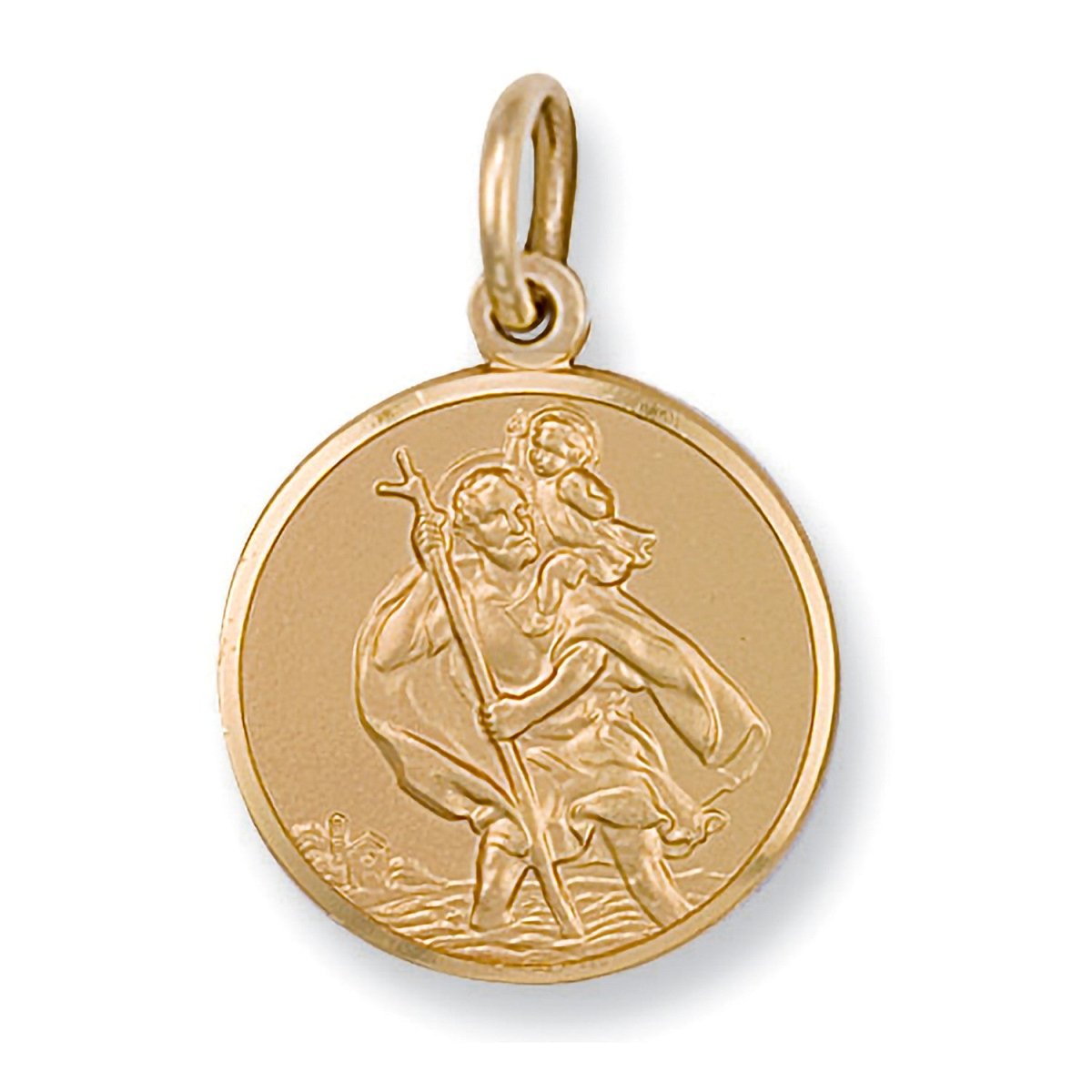 9ct Yellow Gold Saint Christopher Pendant – Timeless Travel Protection - Samuel Perry