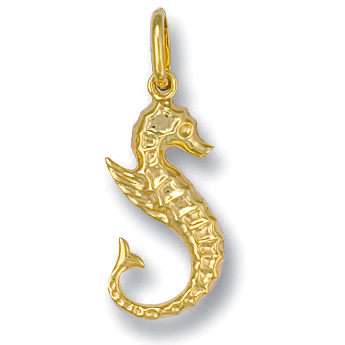 9ct Yellow Gold Seahorse Necklace - Samuel Perry