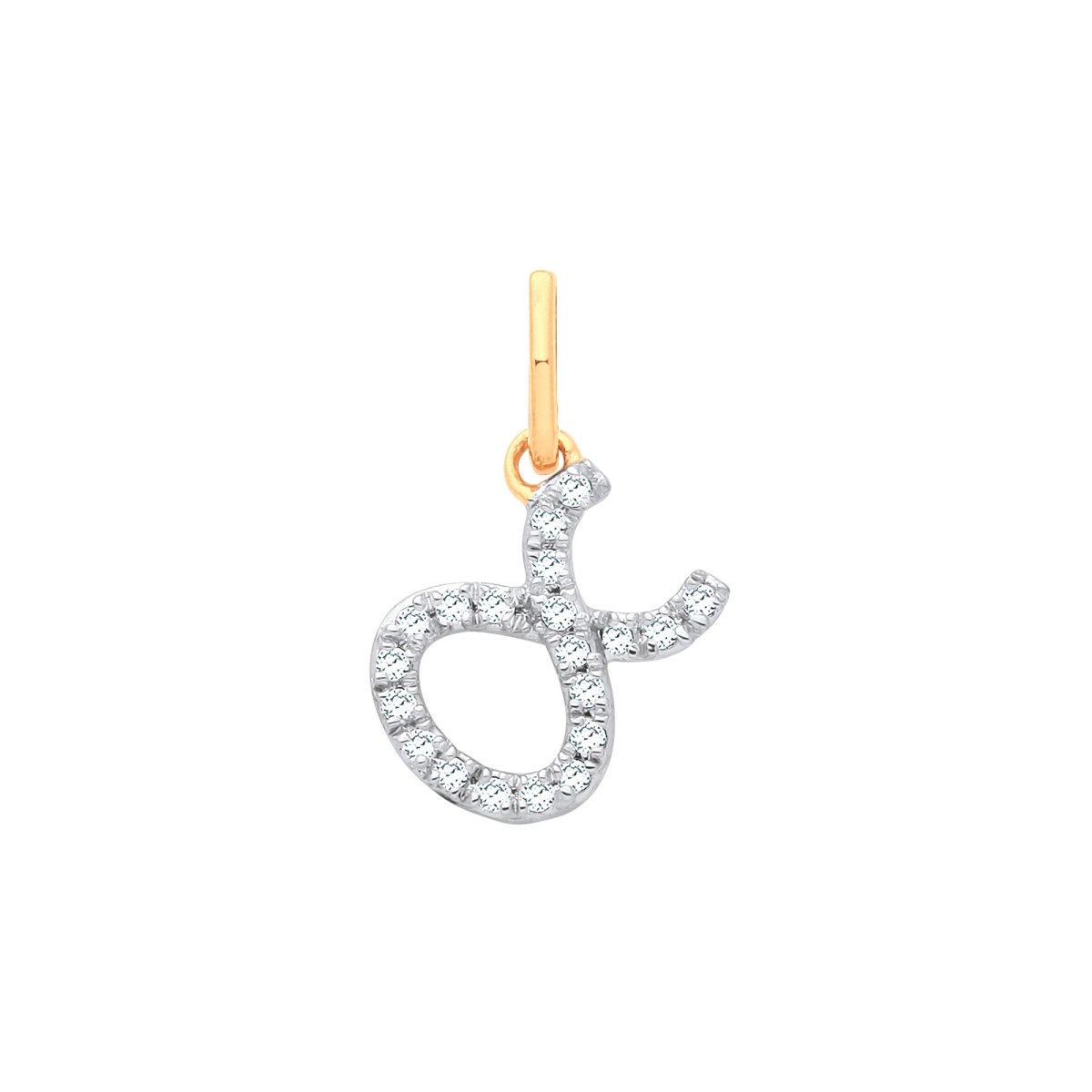 9ct Yellow Gold Taurus Zodiac Pendant - Samuel Perry