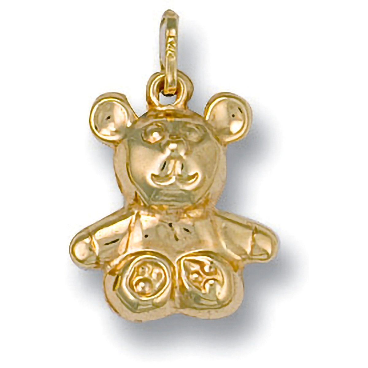 9ct Yellow Gold Teddy Bear Pendant – Adorable & Timeless - Samuel Perry