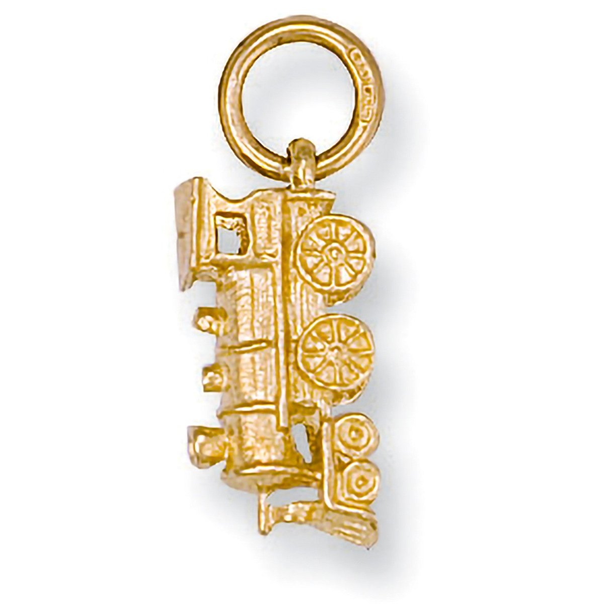 9ct Yellow Gold Train Pendant – Classic & Unique - Samuel Perry