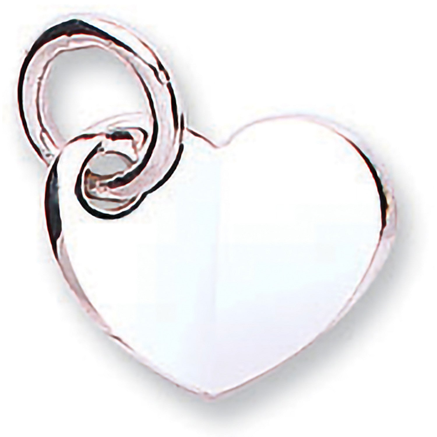 9ct White Gold Heart Pendant – Timeless Jewellery UK - Samuel Perry