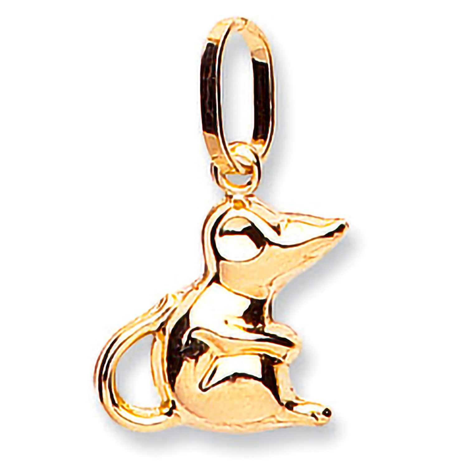 9ct Yellow Gold Mouse Pendant – Unique Jewellery in Essex, UK - Samuel Perry