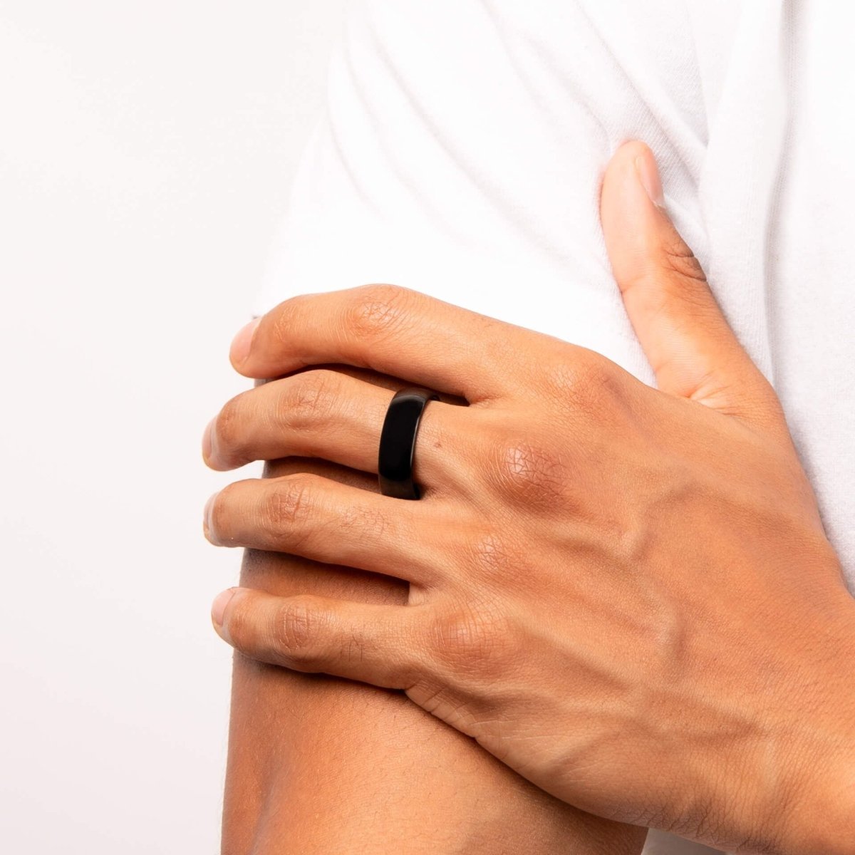 Black Plated Tungsten Ring - Samuel Perry