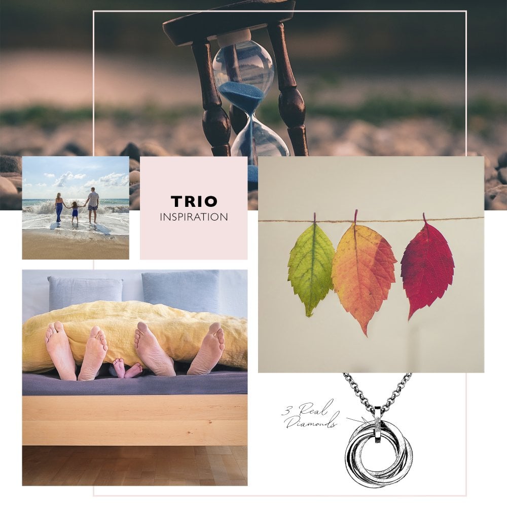 Calm Earrings - Rose and Yellow Gold Accents - Samuel Perry