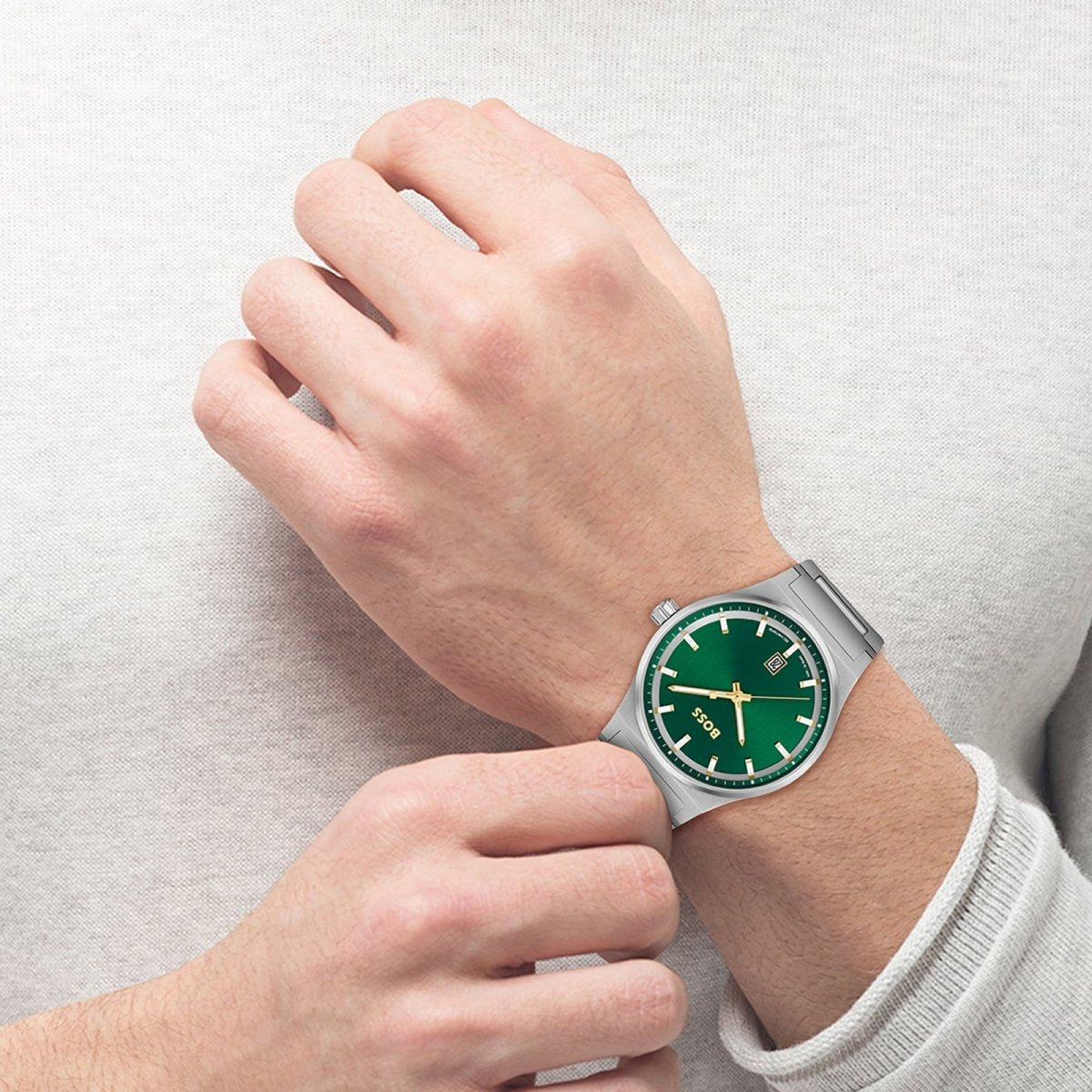 Candor Stainless Steel Quartz Men’s 41mm Watch - Samuel Perry