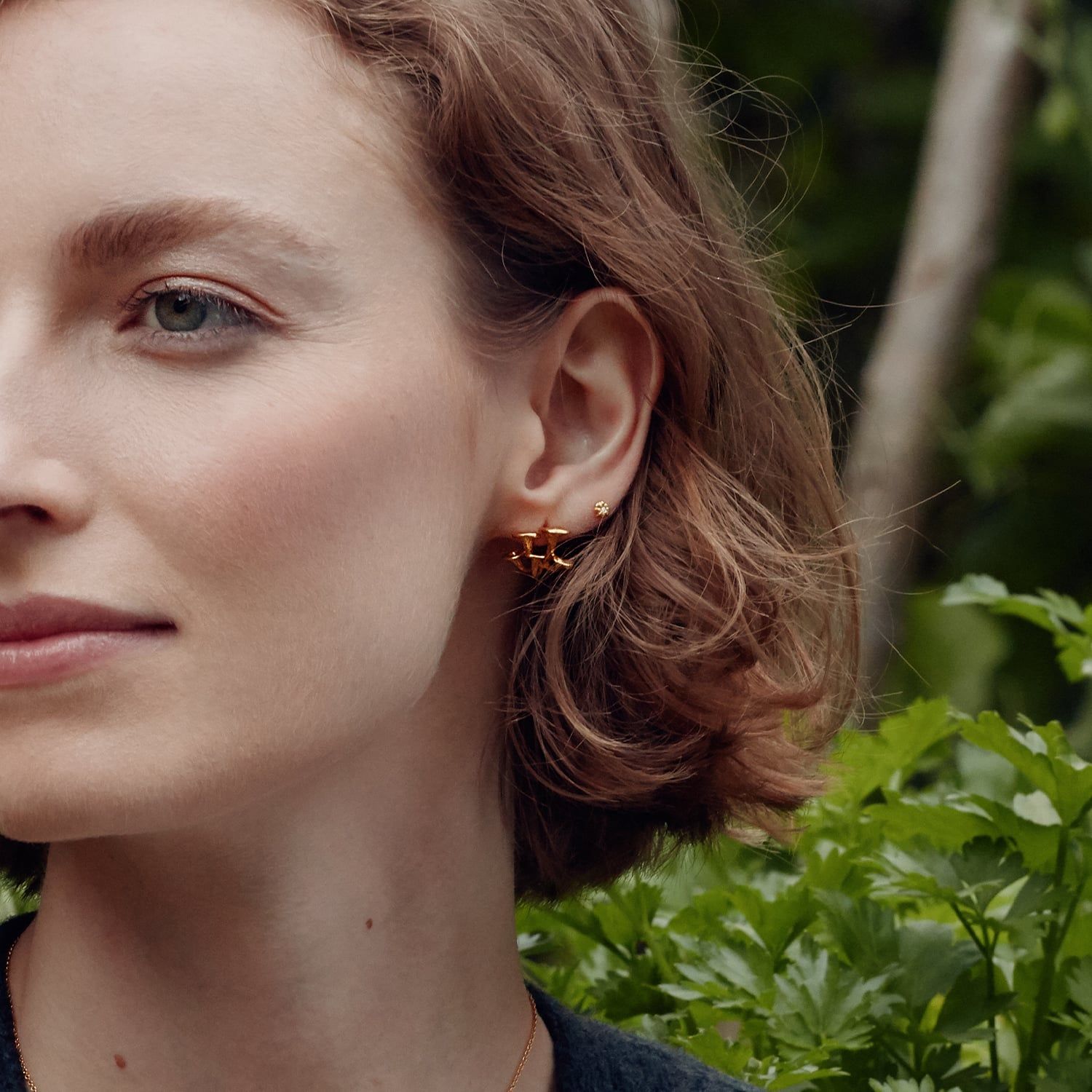 Clustered Mushroom Earrings - Samuel Perry