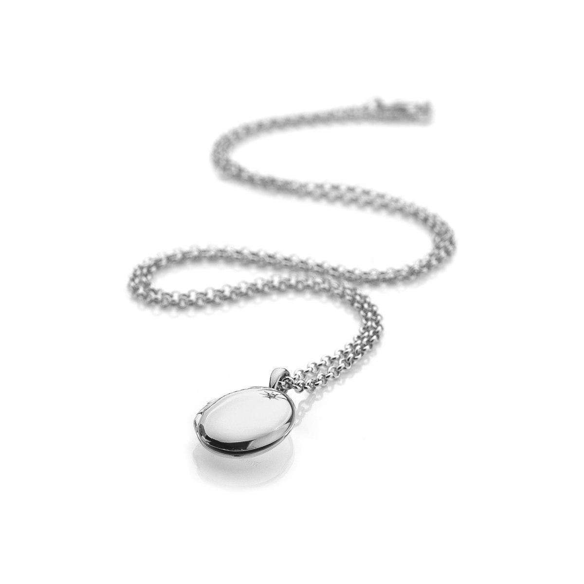 Confident Oval Locket Pendant - Samuel Perry