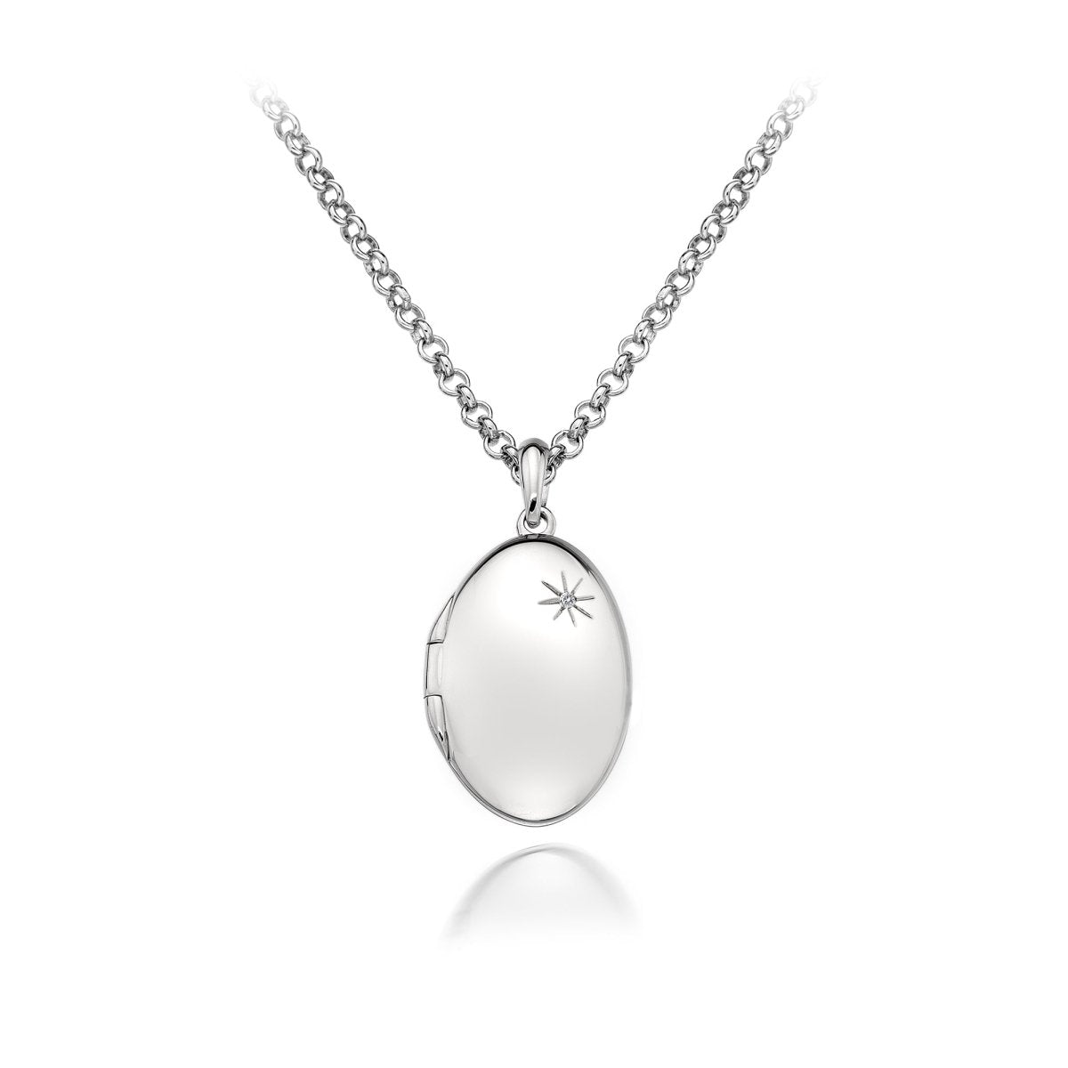 Confident Oval Locket Pendant - Samuel Perry