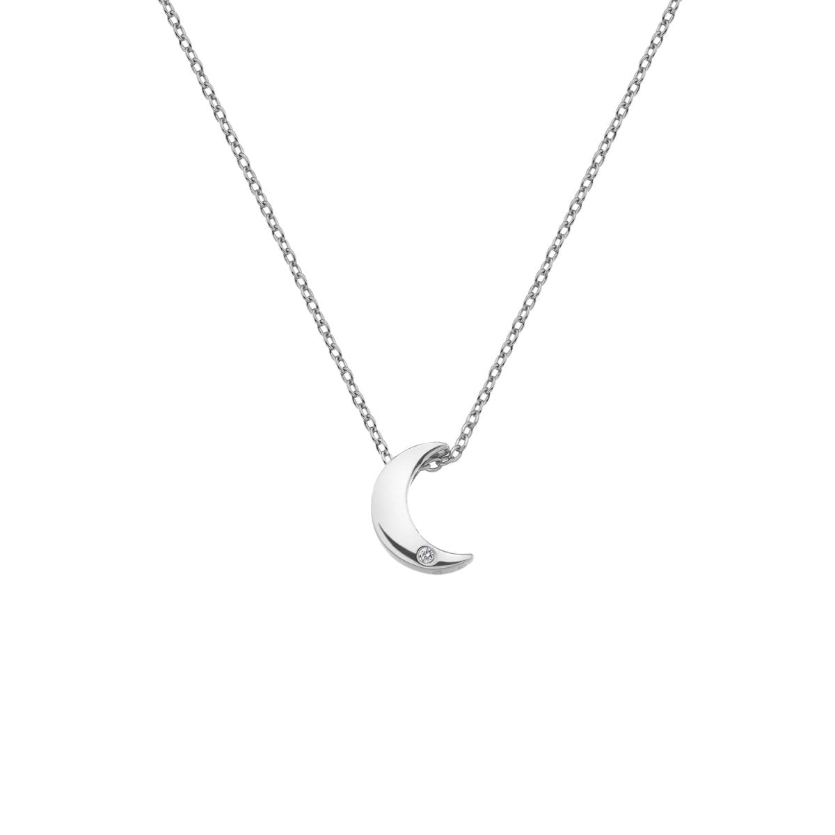 Diamond Amulet Crescent Pendant - Samuel Perry