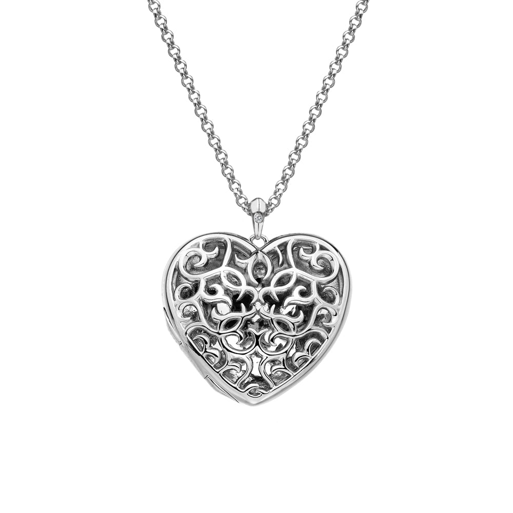 Embracing Heart Locket - Large - Samuel Perry
