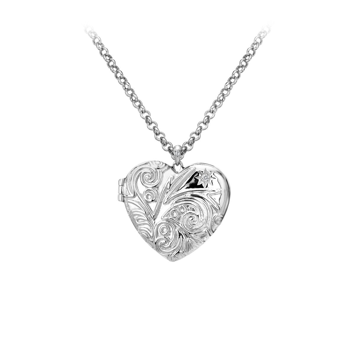 Engraved Heart Locket - Samuel Perry