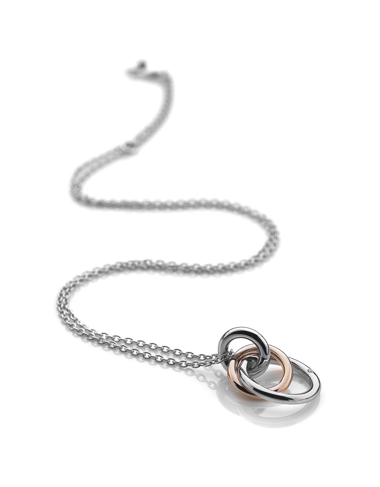 Eternal Pendant - Rose Gold Plate Accents - Samuel Perry