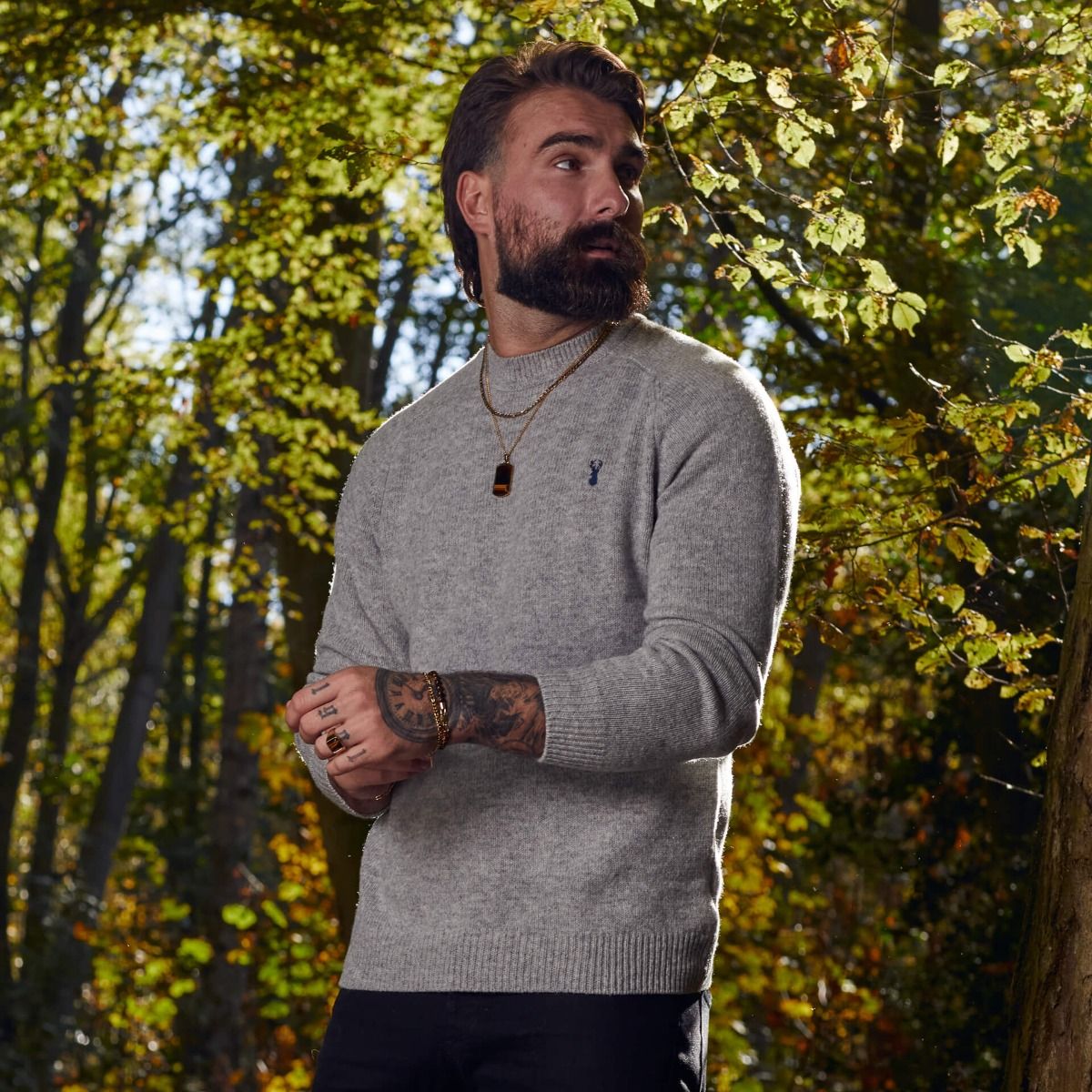 Figaro Link Gold Chain Necklace - Samuel Perry