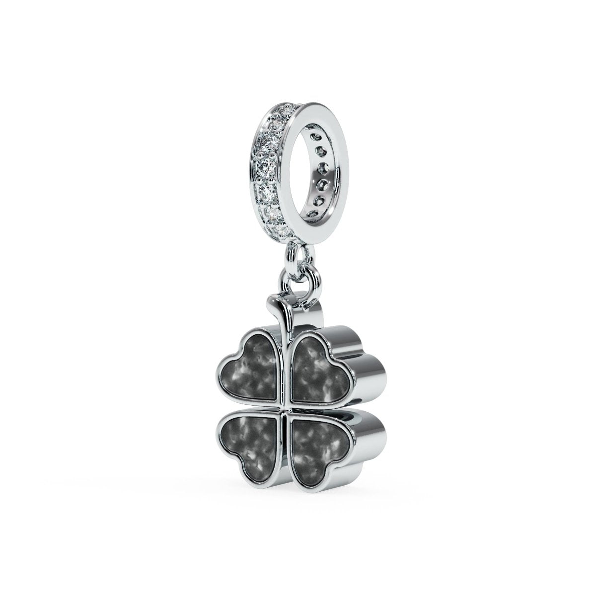 Four Leaf Clover Ashes Memorial Charm - Samuel Perry