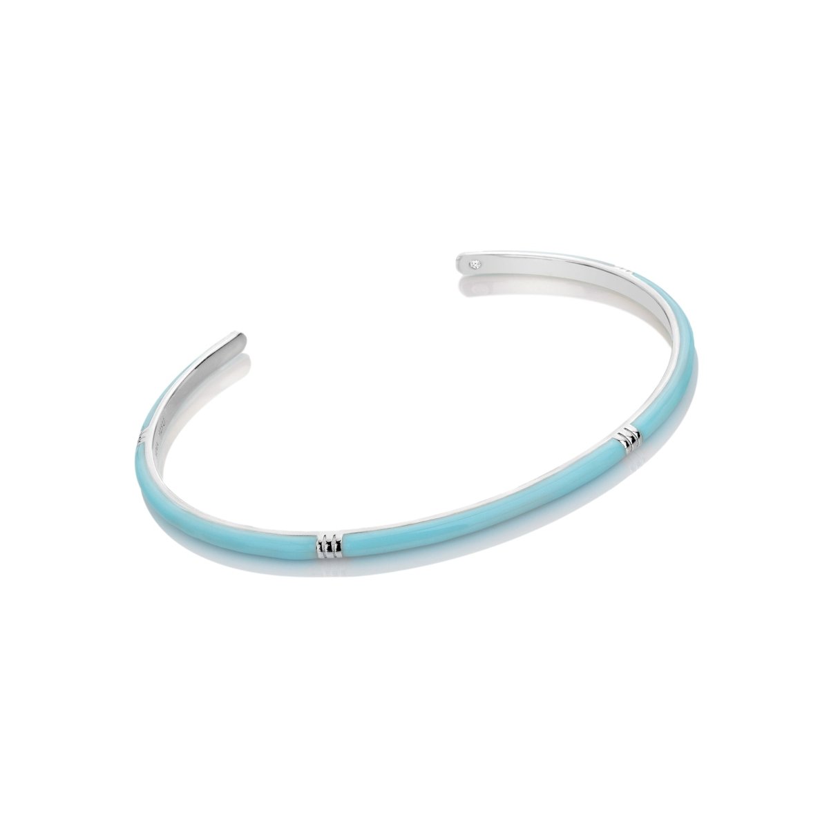 HD X TG Enamel Bangle - Blue - Samuel Perry