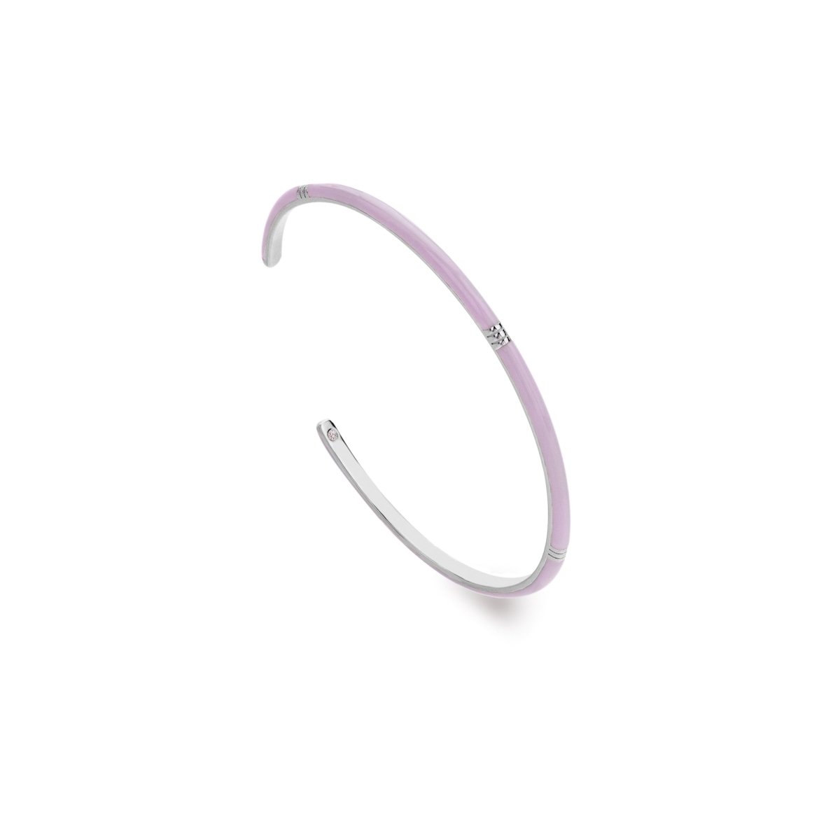 HD X TG Enamel Bangle - Lilac - Samuel Perry