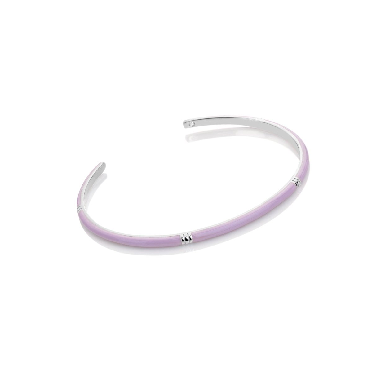 HD X TG Enamel Bangle - Lilac - Samuel Perry